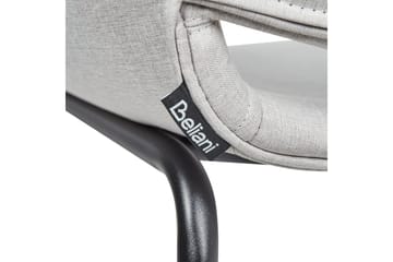 Sett med 2 spisestuestoler Axtel - Grå, svart - Møbler - Stoler - Spisestuestoler & kjøkkenstoler