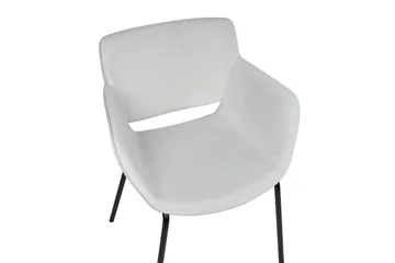 Sett med 2 spisestuestoler Axtel - Grå, svart - Møbler - Stoler - Spisestuestoler & kjøkkenstoler