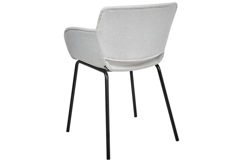 Sett med 2 spisestuestoler Axtel - Grå, svart - Møbler - Stoler - Spisestuestoler & kjøkkenstoler
