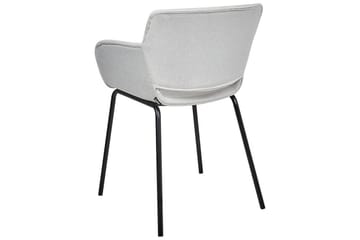 Sett med 2 spisestuestoler Axtel - Grå, svart - Møbler - Stoler - Spisestuestoler & kjøkkenstoler