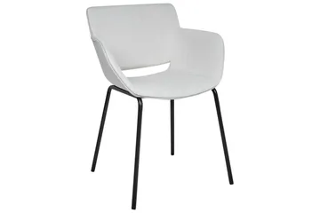 Sett med 2 spisestuestoler Axtel - Grå, svart - Møbler - Stoler - Spisestuestoler & kjøkkenstoler