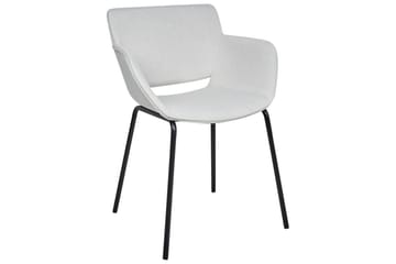 Sett med 2 spisestuestoler Axtel - Grå, svart - Møbler - Stoler - Spisestuestoler & kjøkkenstoler