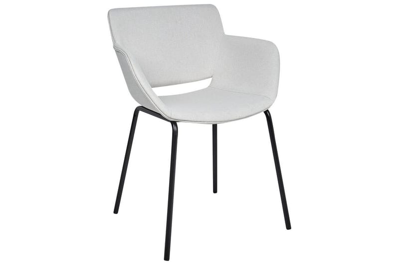 Sett med 2 spisestuestoler Axtel - Grå, svart - Møbler - Stoler - Spisestuestoler & kjøkkenstoler