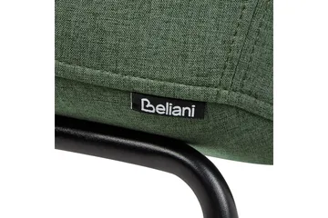 Sett med 2 spisestuestoler Belfield - Grønn, svart - Møbler - Stoler - Spisestuestoler & kjøkkenstoler