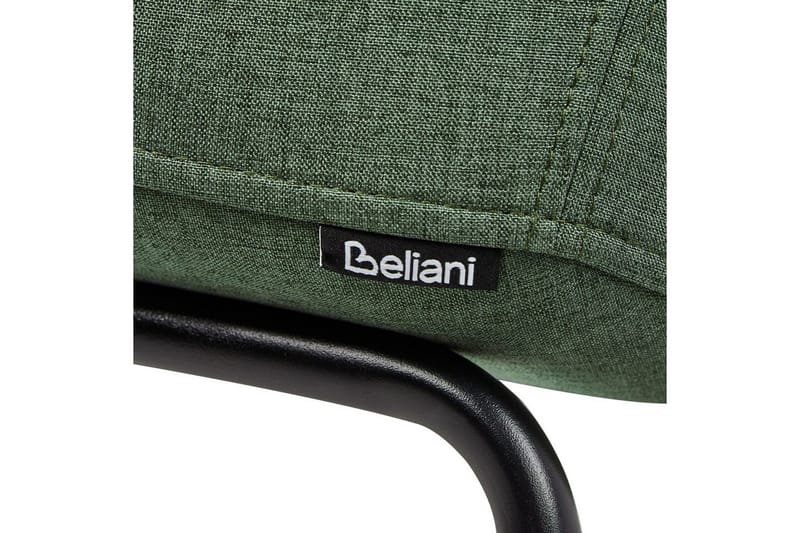 Sett med 2 spisestuestoler Belfield - Grønn, svart - Møbler - Stoler - Spisestuestoler & kjøkkenstoler