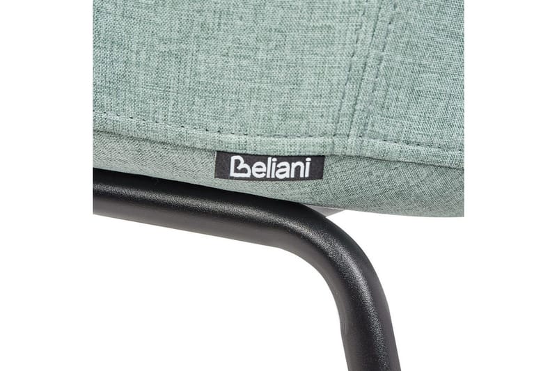 Sett med 2 spisestuestoler Belfield - Mintgrønn, Svart - Møbler - Stoler - Spisestuestoler & kjøkkenstoler