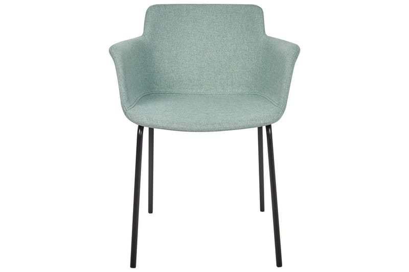 Sett med 2 spisestuestoler Belfield - Mintgrønn, Svart - Møbler - Stoler - Spisestuestoler & kjøkkenstoler