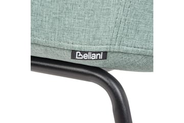 Sett med 2 spisestuestoler Belfield - Mintgrønn, Svart - Møbler - Stoler - Spisestuestoler & kjøkkenstoler