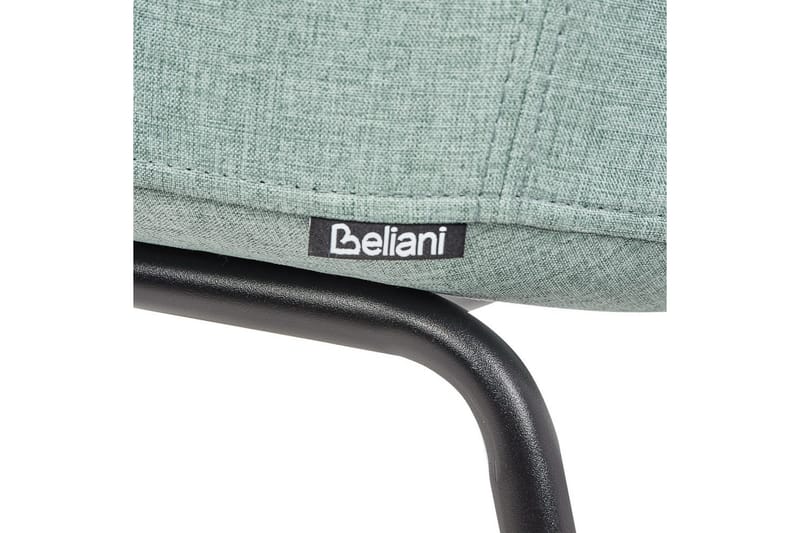 Sett med 2 spisestuestoler Belfield - Mintgrønn, Svart - Møbler - Stoler - Spisestuestoler & kjøkkenstoler