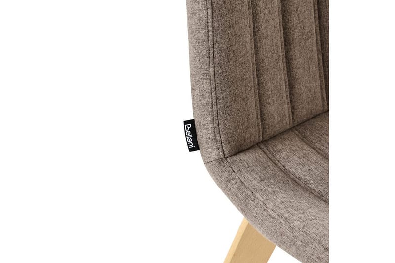 Sett med 2 spisestuestoler Calgary - Brun, lyst tre - Møbler - Stoler - Spisestuestoler & kjøkkenstoler