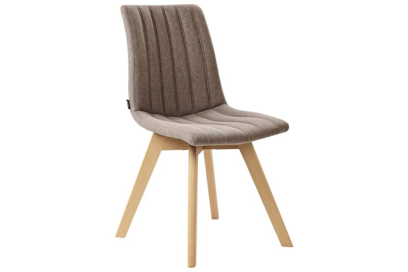 Sett med 2 spisestuestoler Calgary - Brun, lyst tre - Møbler - Stoler - Spisestuestoler & kjøkkenstoler