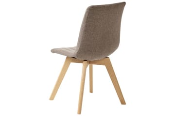 Sett med 2 spisestuestoler Calgary - Brun, lyst tre - Møbler - Stoler - Spisestuestoler & kjøkkenstoler