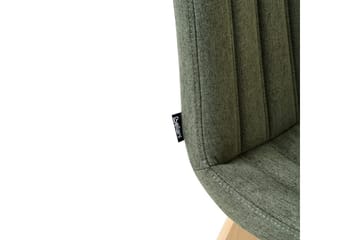 Sett med 2 spisestuestoler Calgary - Grønt, lyst treverk - Møbler - Stoler - Spisestuestoler & kjøkkenstoler