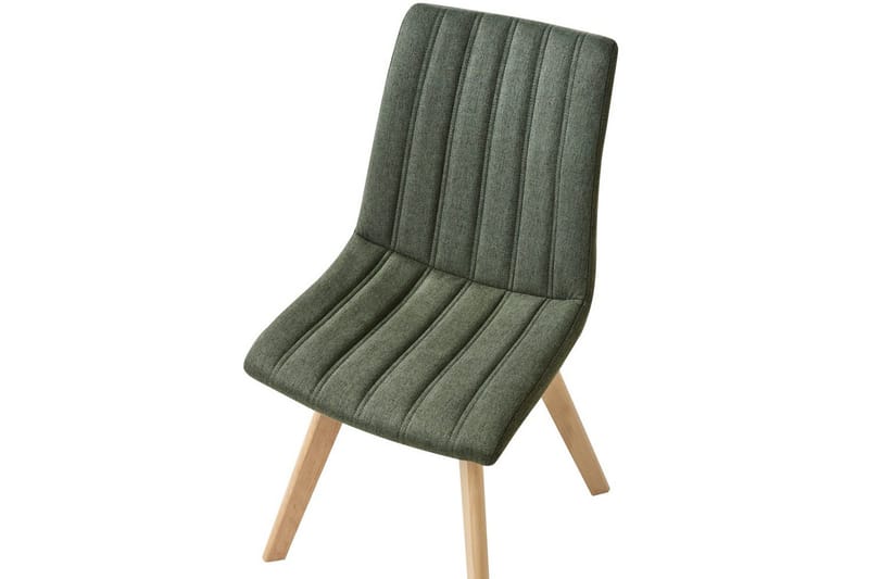 Sett med 2 spisestuestoler Calgary - Grønt, lyst treverk - Møbler - Stoler - Spisestuestoler & kjøkkenstoler