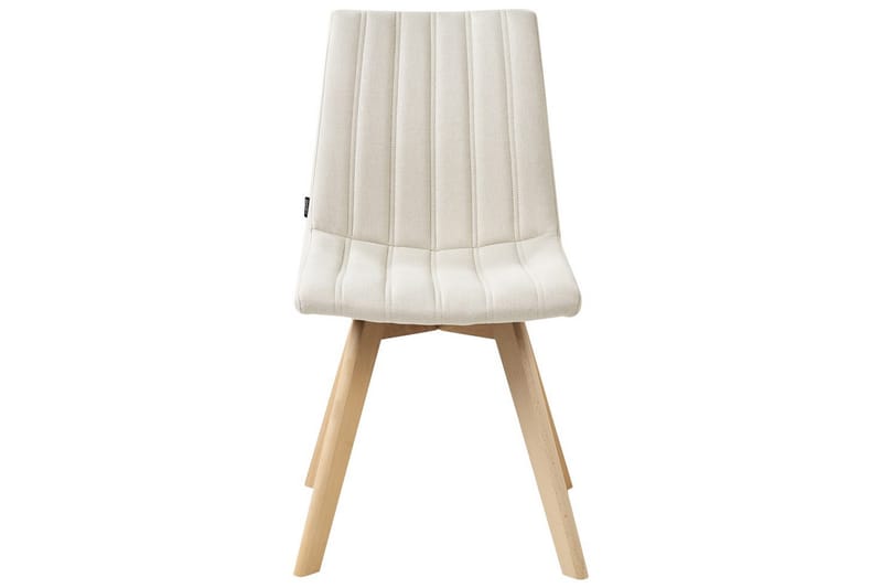Sett med 2 spisestuestoler Calgary - Hvit, lyst tre - Møbler - Stoler - Spisestuestoler & kjøkkenstoler