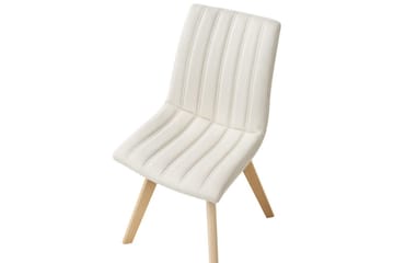 Sett med 2 spisestuestoler Calgary - Hvit, lyst tre - Møbler - Stoler - Spisestuestoler & kjøkkenstoler