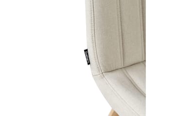 Sett med 2 spisestuestoler Calgary - Hvit, lyst tre - Møbler - Stoler - Spisestuestoler & kjøkkenstoler