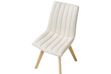 Sett med 2 spisestuestoler Calgary - Hvit, lyst tre - Møbler - Stoler - Spisestuestoler & kjøkkenstoler