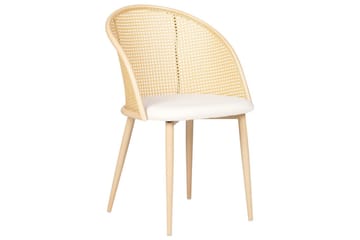 Sett med 2 spisestuestoler Cornell - Lyst tre, beige - Møbler - Stoler - Spisestuestoler & kjøkkenstoler