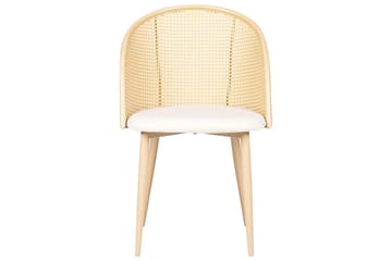Sett med 2 spisestuestoler Cornell - Lyst tre, beige - Møbler - Stoler - Spisestuestoler & kjøkkenstoler