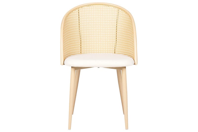 Sett med 2 spisestuestoler Cornell - Lyst tre, beige - Møbler - Stoler - Spisestuestoler & kjøkkenstoler