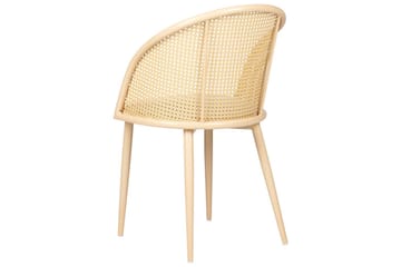 Sett med 2 spisestuestoler Cornell - Lyst tre, beige - Møbler - Stoler - Spisestuestoler & kjøkkenstoler