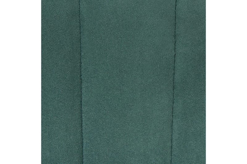 Sett med 2 spisestuestoler Dubrovnik - Grønn, svart/Fløyel - Møbler - Stoler - Spisestuestoler & kjøkkenstoler