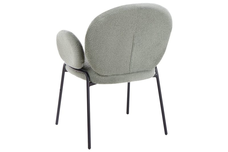 Sett med 2 spisestuestoler Ely - Grønn, svart - Møbler - Stoler - Spisestuestoler & kjøkkenstoler