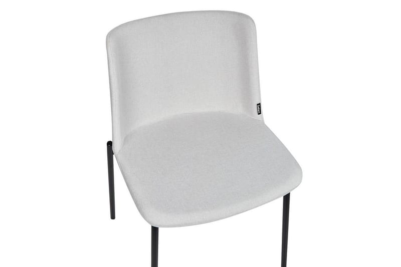 Sett med 2 spisestuestoler Esbon - Grå, svart - Møbler - Stoler - Spisestuestoler & kjøkkenstoler