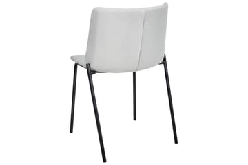 Sett med 2 spisestuestoler Esbon - Grå, svart - Møbler - Stoler - Spisestuestoler & kjøkkenstoler