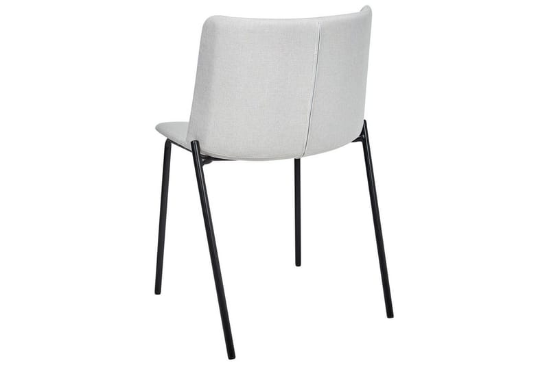 Sett med 2 spisestuestoler Esbon - Grå, svart - Møbler - Stoler - Spisestuestoler & kjøkkenstoler