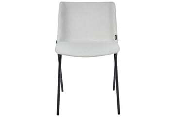 Sett med 2 spisestuestoler Esbon - Grå, svart - Møbler - Stoler - Spisestuestoler & kjøkkenstoler