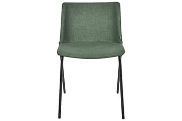 Sett med 2 spisestuestoler Esbon - Grønn, svart - Møbler - Stoler - Spisestuestoler & kjøkkenstoler