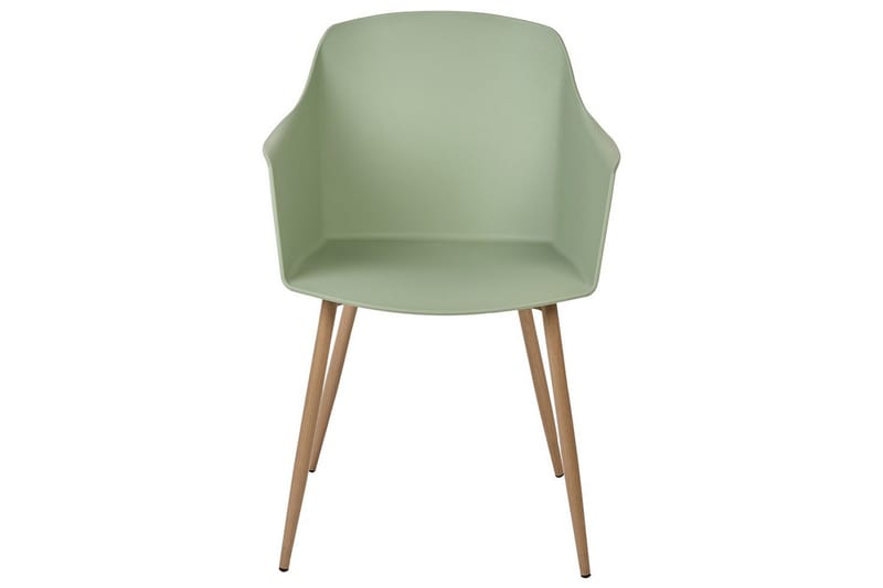 Sett med 2 spisestuestoler Fonda ll - Grønt, lyst tre - Møbler - Stoler - Spisestuestoler & kjøkkenstoler