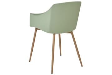 Sett med 2 spisestuestoler Fonda ll - Grønt, lyst tre - Møbler - Stoler - Spisestuestoler & kjøkkenstoler