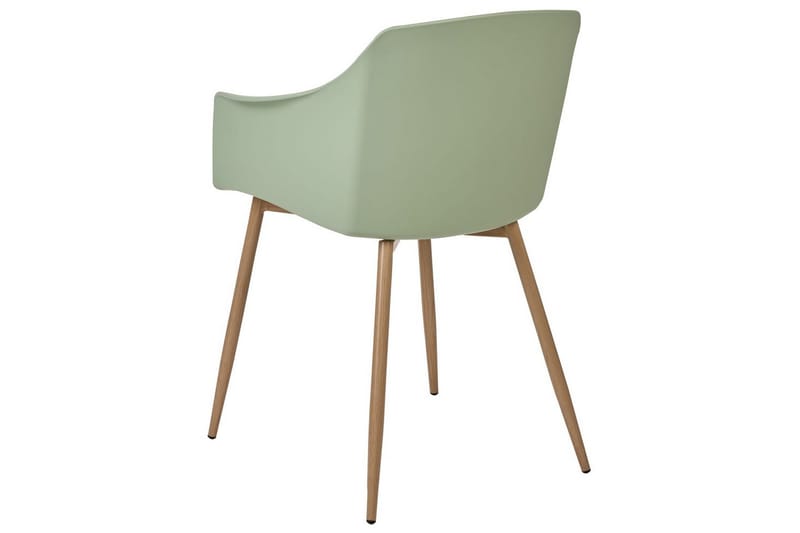 Sett med 2 spisestuestoler Fonda ll - Grønt, lyst tre - Møbler - Stoler - Spisestuestoler & kjøkkenstoler