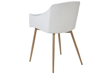 Sett med 2 spisestuestoler Fonda ll - Hvit, lyst tre - Møbler - Stoler - Spisestuestoler & kjøkkenstoler