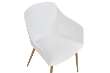 Sett med 2 spisestuestoler Fonda ll - Hvit, lyst tre - Møbler - Stoler - Spisestuestoler & kjøkkenstoler