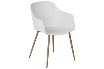 Sett med 2 spisestuestoler Fonda ll - Hvit, lyst tre - Møbler - Stoler - Spisestuestoler & kjøkkenstoler