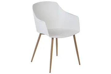 Sett med 2 spisestuestoler Fonda ll - Hvit, lyst tre - Møbler - Stoler - Spisestuestoler & kjøkkenstoler