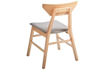 Sett med 2 spisestuestoler Hopkins - Brun, Taupe - Møbler - Stoler - Spisestuestoler & kjøkkenstoler