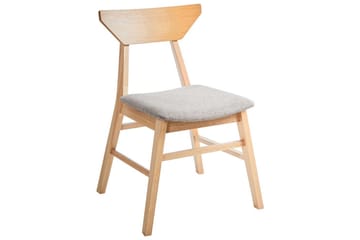 Sett med 2 spisestuestoler Hopkins - Brun, Taupe - Møbler - Stoler - Spisestuestoler & kjøkkenstoler