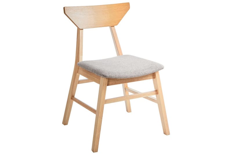 Sett med 2 spisestuestoler Hopkins - Brun, Taupe - Møbler - Stoler - Spisestuestoler & kjøkkenstoler