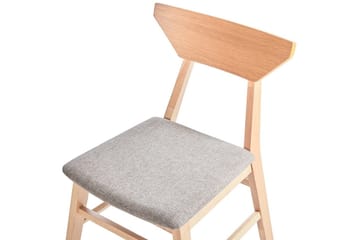 Sett med 2 spisestuestoler Hopkins - Brun, Taupe - Møbler - Stoler - Spisestuestoler & kjøkkenstoler