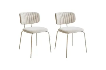 Sett med 2 spisestuestoler Irins - Møbler - Stoler - Spisestuestoler & kjøkkenstoler