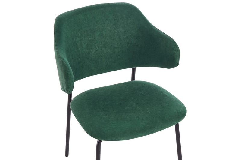 Sett med 2 spisestuestoler Kenai - Grønn, svart, Grønn, Svart - Møbler - Stoler - Spisestuestoler & kjøkkenstoler