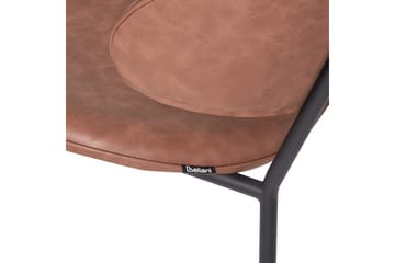 Sett med 2 spisestuestoler Kiana - Brun, Svart - Møbler - Stoler - Spisestuestoler & kjøkkenstoler