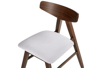 Sett med 2 spisestuestoler Lacota - Brun, grå - Møbler - Stoler - Spisestuestoler & kjøkkenstoler