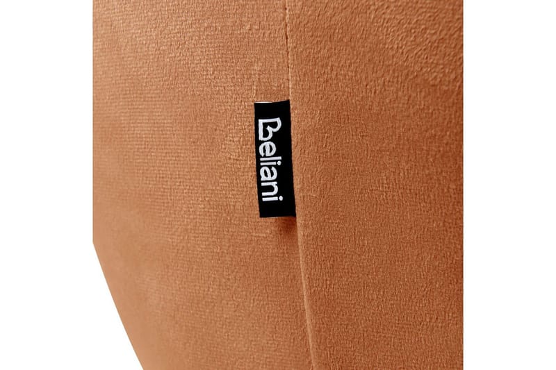 Sett med 2 spisestuestoler Loverna - Oransje, gull/Fløyel - Møbler - Stoler - Spisestuestoler & kjøkkenstoler