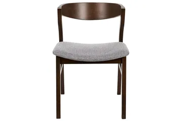 Sett med 2 spisestuestoler Maroa - Grå, mørkt tre - Møbler - Stoler - Spisestuestoler & kjøkkenstoler